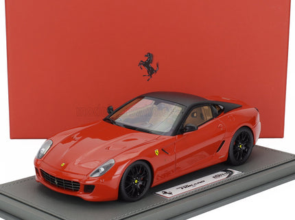 FERRARI | 599 GTB FIORANO 2007 - F-1 GEAR BOX - CON VETRINA - WITH SHOWCASE | ROSSO CORSA - RED BLACK