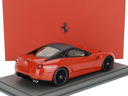 FERRARI | 599 GTB FIORANO 2007 - F-1 GEAR BOX - CON VETRINA - WITH SHOWCASE | ROSSO CORSA - RED BLACK