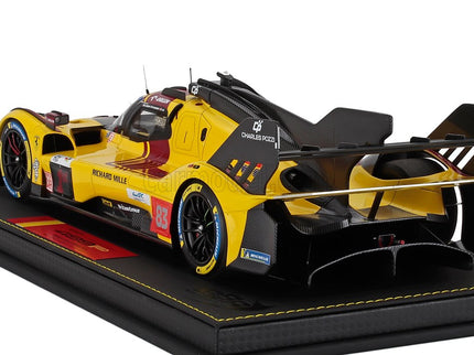 Ferrari 499P 3.0L Turbo V6 Team AF Corse N°83 Víťaz 24h Le Mans 2025 Robert Kubica - Phil Hanson - Yifei YE 1:18 BBR Models žltá červená čierna