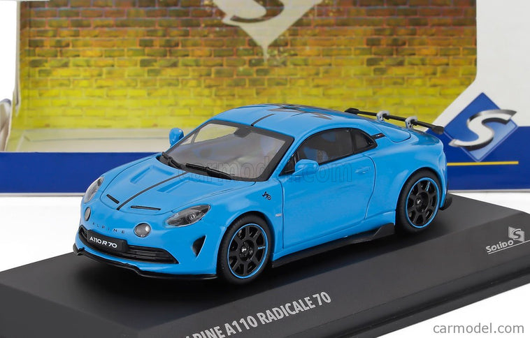 Renault Alpine A110 Radicale 70 Coupe 2024 1:43 Solido modrá