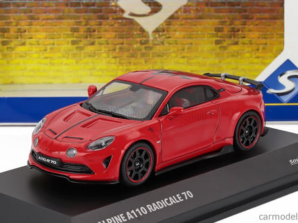 Renault Alpine A110 Radicale 70 Coupe 2024 1:43 Solido červená