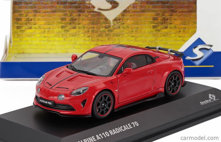 Renault Alpine A110 Radicale 70 Coupe 2024 1:43 Solido červená