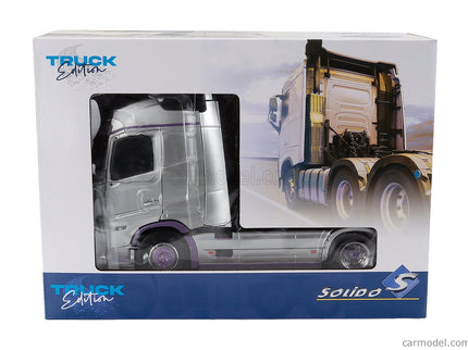 Volvo FH16 750 Globetrotter XL Ťahač 2-ASSI 2021 1:24 Solido strieborná fialová