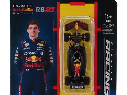 Red Bull F1 RB21 Team Oracle Red Bull Racing N°1 Sezóna 2025 Max Verstappen 1:64 Bburago modrá žltá červená
