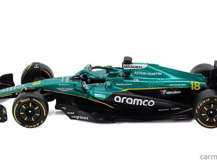 ASTON MARTIN F1 AMR25 Team Aramco Cognizant N°18 Sezóna 2025 Lance Stroll 1:43 Bburago zelená čierna