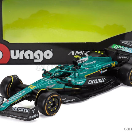ASTON MARTIN F1 AMR25 Team Aramco Cognizant N°14 Sezóna 2025 Fernando Alonso 1:43 Bburago zelená čierna