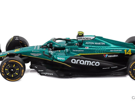 ASTON MARTIN F1 AMR25 Team Aramco Cognizant N°14 Sezóna 2025 Fernando Alonso 1:43 Bburago zelená čierna