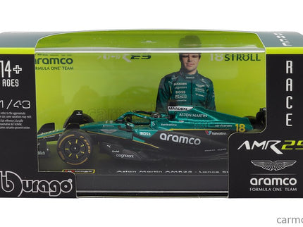 ASTON MARTIN F1 AMR25 Team Aramco Cognizant N°18 Sezóna 2025 Lance Stroll 1:43 Bburago zelená čierna