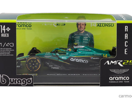 ASTON MARTIN F1 AMR25 Team Aramco Cognizant N°14 Sezóna 2025 Fernando Alonso 1:43 Bburago zelená čierna