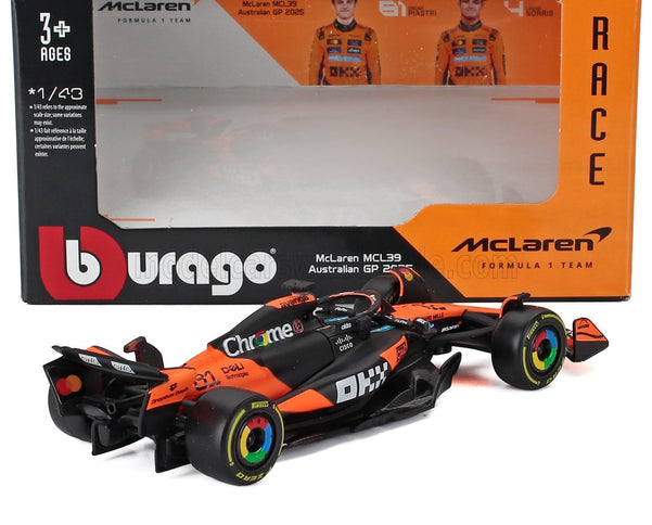 McLAREN | F1  MCL39 TEAM MCLAREN N 81 SEASON GP 2025 OSCAR PIASTRI | ORANGE BLACK