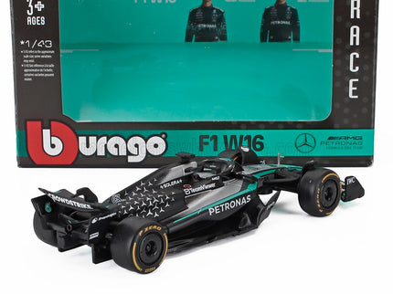 MERCEDES GP | F1  W16 TEAM AMG PETRONAS MOTORSPORT N 63 SEASON 2025 GEORGE RUSSELL | BLACK SILVER GREEN