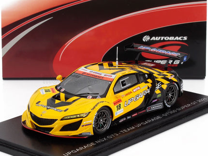 HONDA | NSX GT3 TEAM UPGARAGE N 18 GT300 SUPER GT 2021 TAKASHI KOBAYASHI - TEPPEI NATORI | YELLOW BLACK