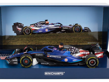 WILLIAMS | F1  FW45 TEAM WILLIAMS RACING GULF N 23 AUSTIN USA GP 2023 ALEXANDER ALBON | BLUE BLACK