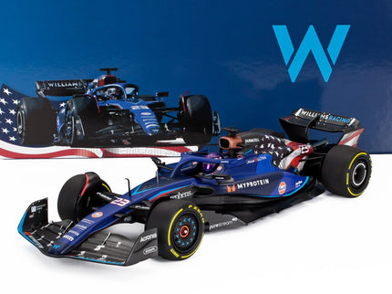 WILLIAMS | F1  FW45 TEAM WILLIAMS RACING GULF N 23 AUSTIN USA GP 2023 ALEXANDER ALBON | BLUE BLACK