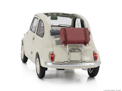 Fiat Nuova 500 Open Roof 1957 1:18 Kyosho biela
