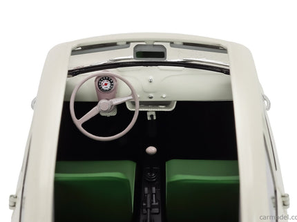 Fiat Nuova 500 Open Roof 1957 1:18 Kyosho biela