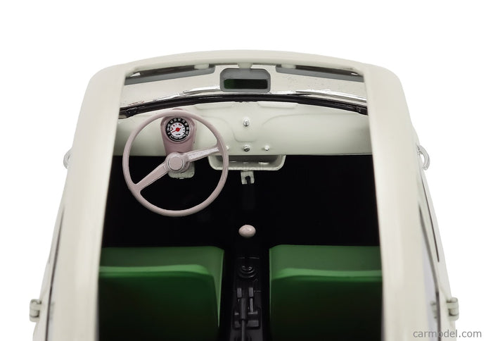 Fiat Nuova 500 Open Roof 1957 1:18 Kyosho biela