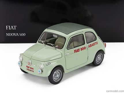 Fiat 500 Abarth Record 1958 1:18 Kyosho zelená