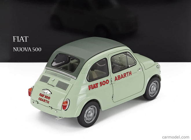 Fiat 500 Abarth Record 1958 1:18 Kyosho zelená