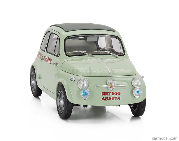 Fiat 500 Abarth Record 1958 1:18 Kyosho zelená