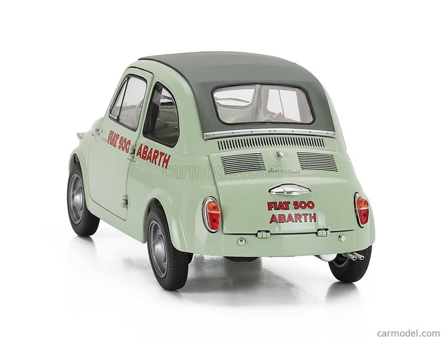 Fiat 500 Abarth Record 1958 1:18 Kyosho zelená