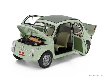 Fiat 500 Abarth Record 1958 1:18 Kyosho zelená