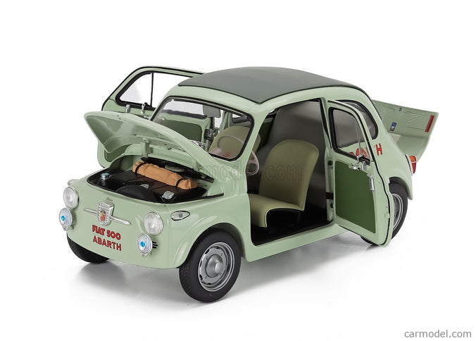 Fiat 500 Abarth Record 1958 1:18 Kyosho zelená