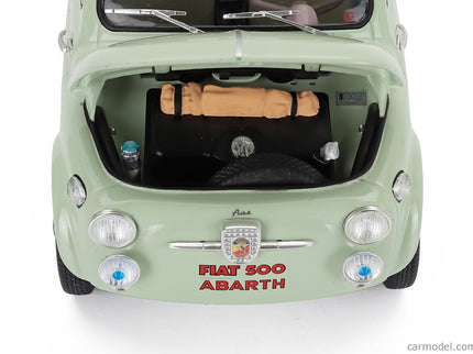 Fiat 500 Abarth Record 1958 1:18 Kyosho zelená