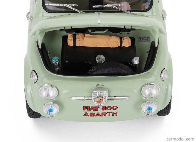 Fiat 500 Abarth Record 1958 1:18 Kyosho zelená