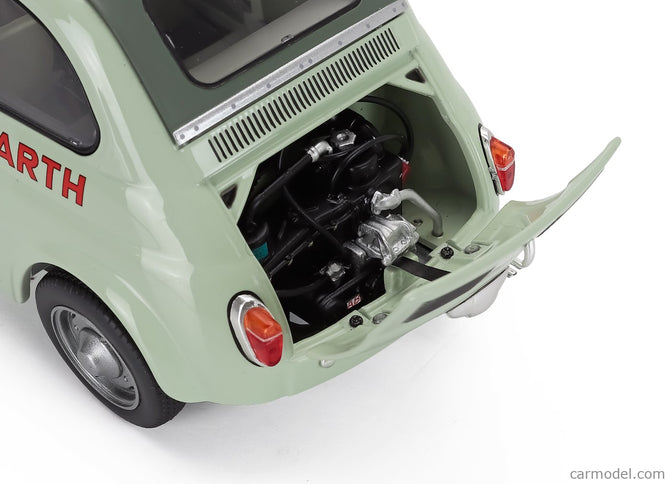 Fiat 500 Abarth Record 1958 1:18 Kyosho zelená