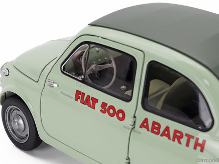 Fiat 500 Abarth Record 1958 1:18 Kyosho zelená