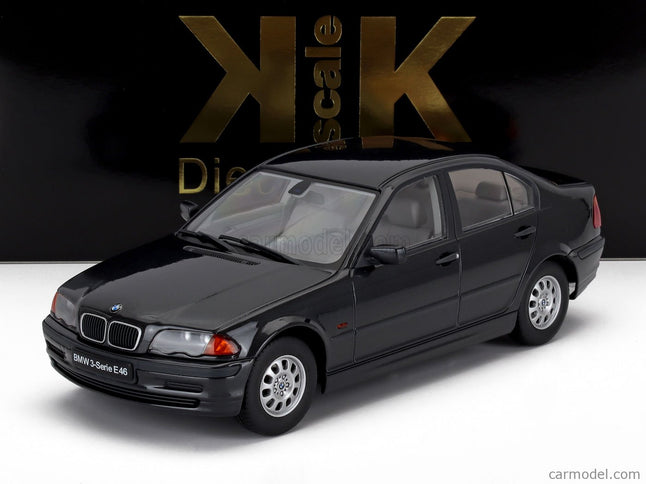 BMW 3-SERIES (E46) 1999 1:18 KK Scale čierna metalická