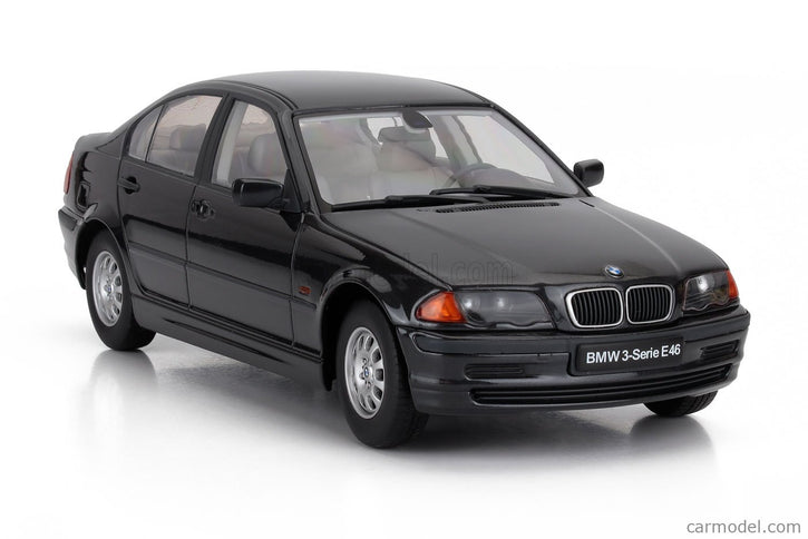 BMW 3-SERIES (E46) 1999 1:18 KK Scale čierna metalická