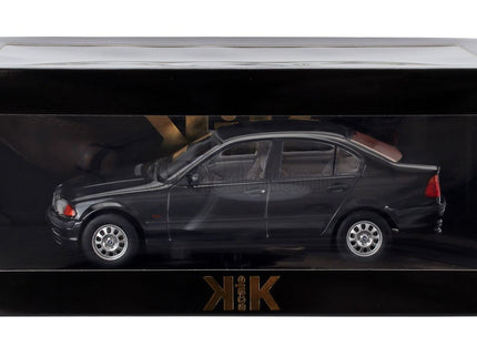 BMW 3-SERIES (E46) 1999 1:18 KK Scale čierna metalická