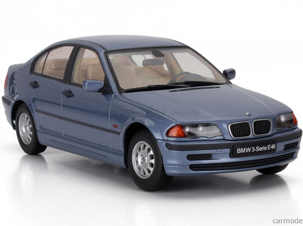 BMW 3-SERIES (E46) 1999 1:18 KK Scale svetlomodrá metalická
