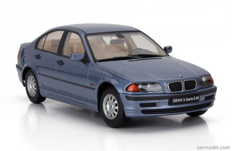 BMW 3-SERIES (E46) 1999 1:18 KK Scale svetlomodrá metalická
