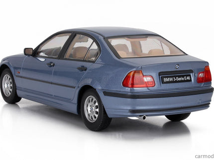 BMW 3-SERIES (E46) 1999 1:18 KK Scale svetlomodrá metalická