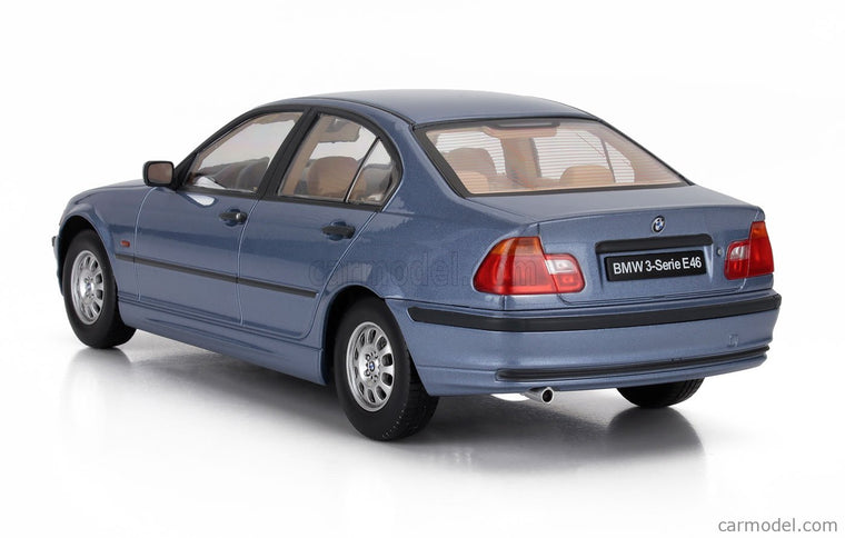 BMW 3-SERIES (E46) 1999 1:18 KK Scale svetlomodrá metalická