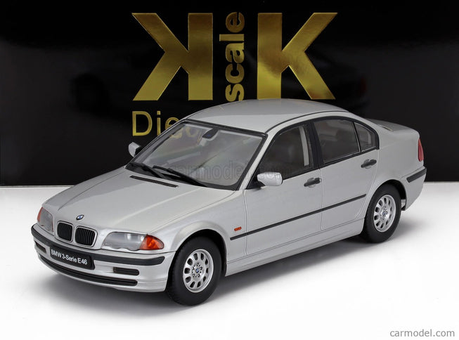 BMW 3-SERIES (E46) 1999 1:18 KK Scale strieborná