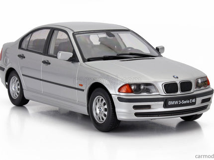 BMW 3-SERIES (E46) 1999 1:18 KK Scale strieborná