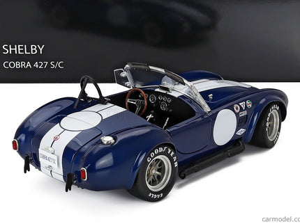Ford Shelby Cobra 427 S/C Spider 1962 1:18 Kyosho modrá biela