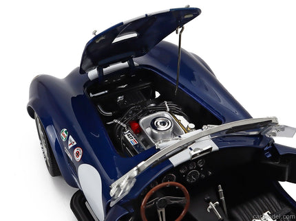 Ford Shelby Cobra 427 S/C Spider 1962 1:18 Kyosho modrá biela