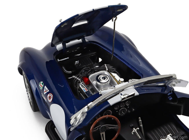 Ford Shelby Cobra 427 S/C Spider 1962 1:18 Kyosho modrá biela