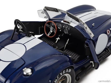 Ford Shelby Cobra 427 S/C Spider 1962 1:18 Kyosho modrá biela