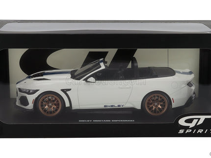 Ford Mustang Super Snake Coupe 2025 1:18 GT Spirit biela modrá