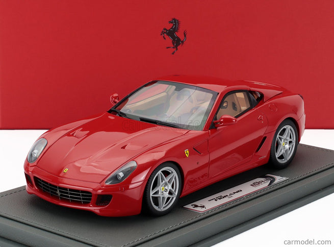 Ferrari 599 GTB Fiorano 2007 - F-1 Gear Box 1:18 BBR Models ROSSO CORSA - RED