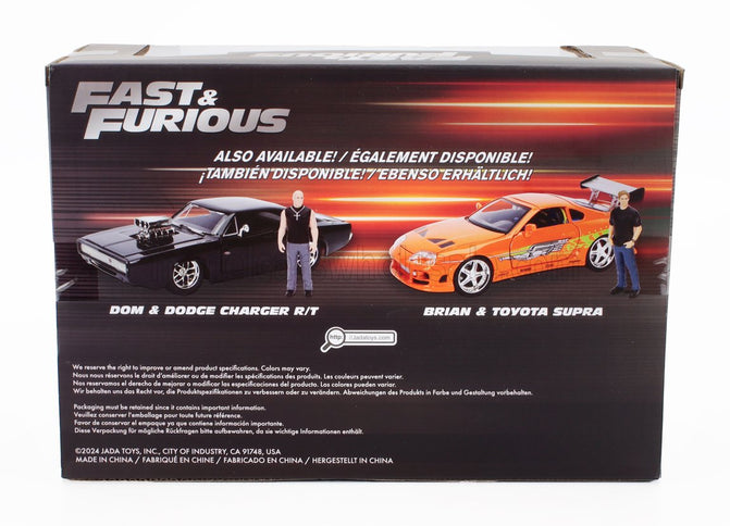 DODGE | DOM'S DODGE CHARGER R/T 1970 - WITH FIGURE DOMINIC TORETTO - FAST & FURIOUS | MATT BLACK