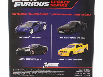 DODGE | SET 2X LETTY'S VIPER SRT-10 COUPE + McLAREN MP4 12C - FAST & FURIOUS | BLACK BLUE