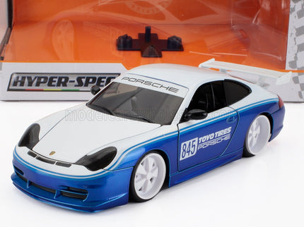 PORSCHE | 911 996 GT3 TOYO TIRES N 845 RACING COUPE 1999 | WHITE BLUE