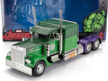 PETERBILT | 379 TRACTOR TRUCK 3-ASSI HULK 1992 | 2 TONE GREEN